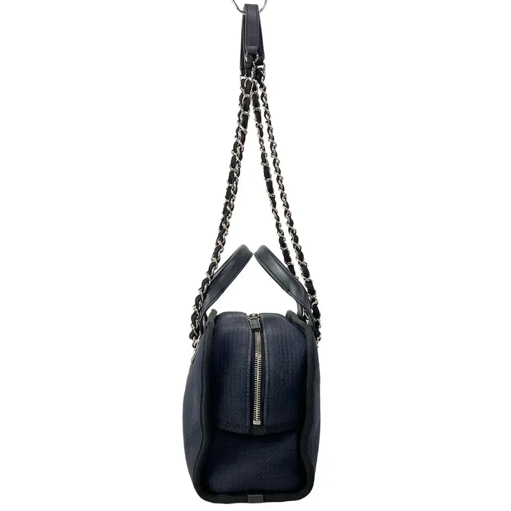 Chanel Deauville Line Shoulder Bag A92749/B07300/94305 Canvas Leather